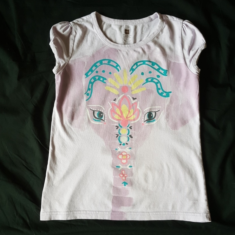 Used Tea Collection Girls Lavender Top